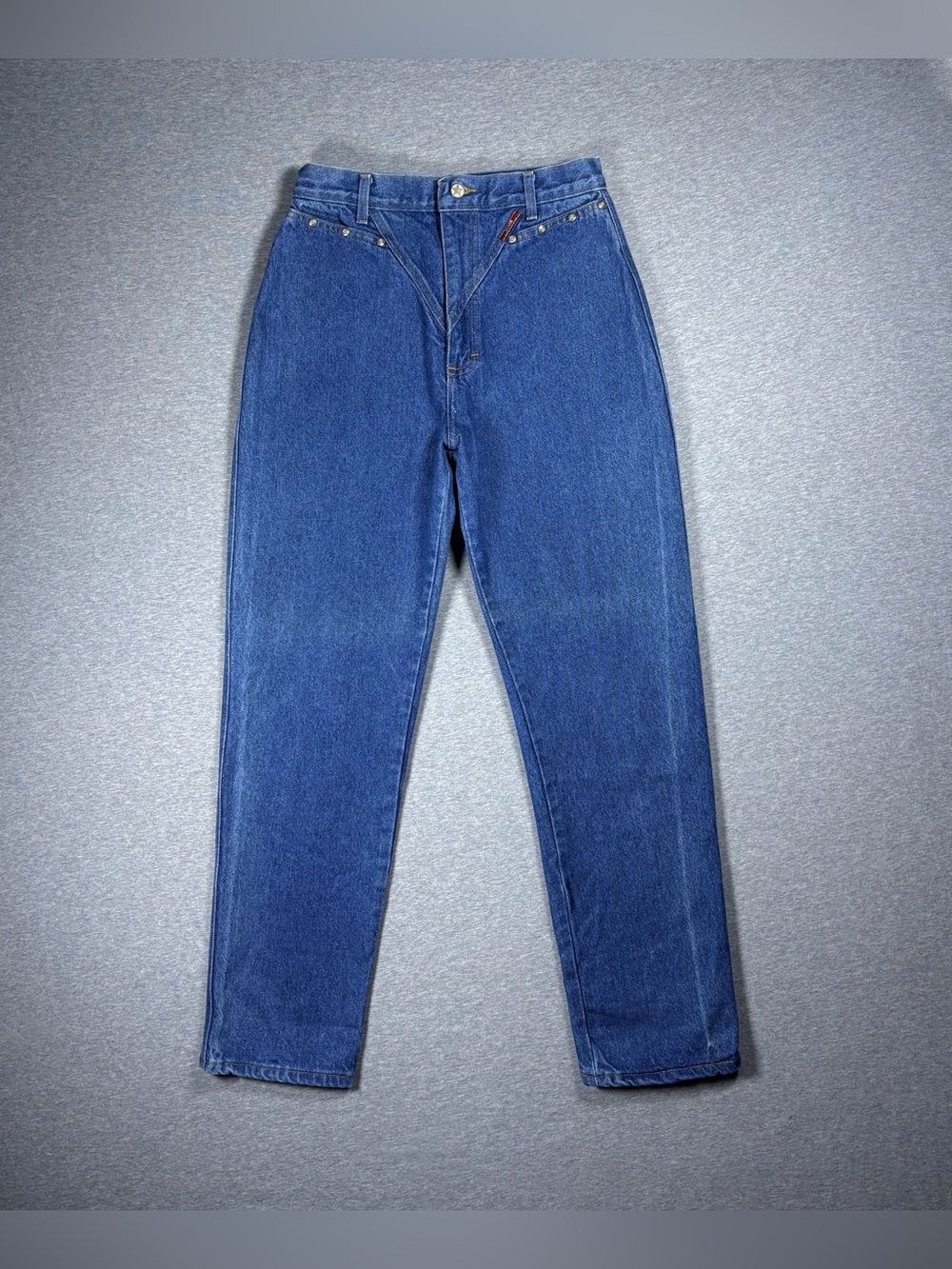 Vintage Ozark Mountain Jeans Women’s 29 Blue Bareback High Rise Western USA 90s